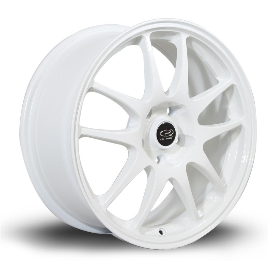 Rota Torque 17x8 ET35 4x100 73mm White (TORQ8017C1P35PCWH0730) www.srbpower.com