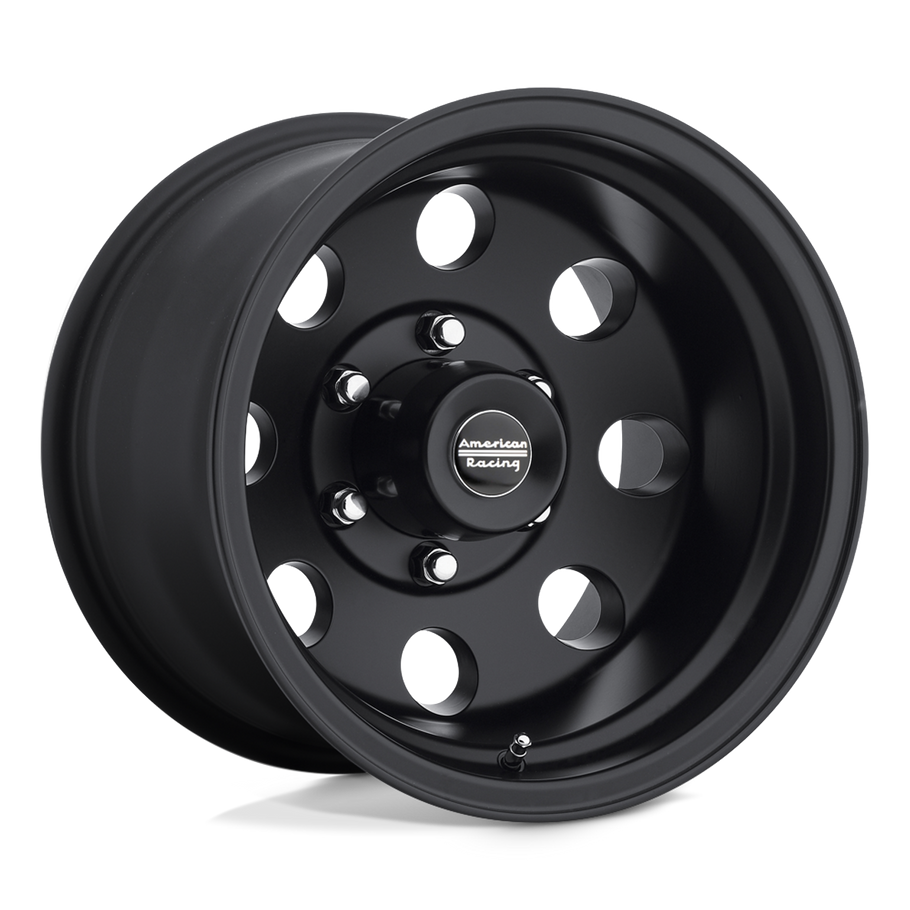 American Racing AR172 BAJA 15x8 ET-19 6x139.7 108.00mm SATIN BLACK (Load Rated 907kg)