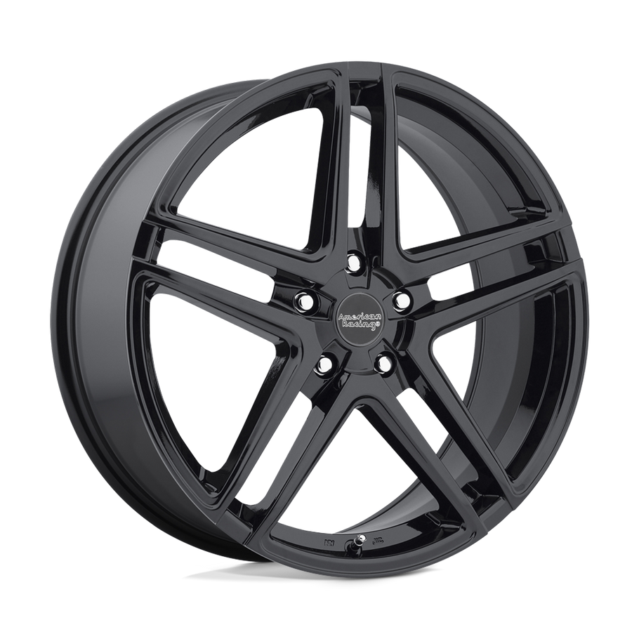 American Racing AR907 18x8 ET40 5x114.3 72.56mm GLOSS BLACK (Load Rated 581kg)