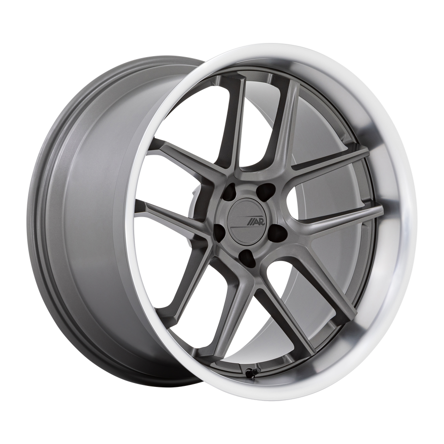 American Racing AR942 20x11 ET-6 5x115 71.50mm MATTE GUNMETAL W/ MACHINED LIP (Load Rated 680kg)