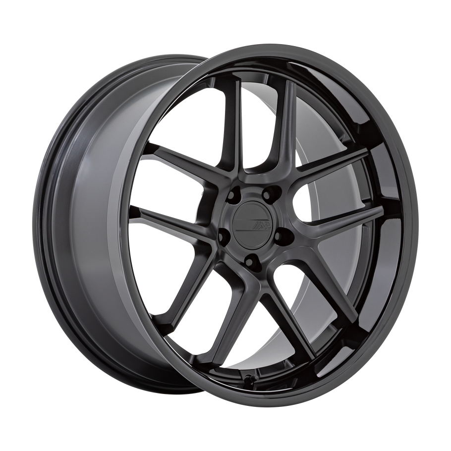 American Racing AR942 20x11 ET-6 5x115 71.50mm MATTE BLACK W/ GLOSS BLACK LIP (Load Rated 680kg)