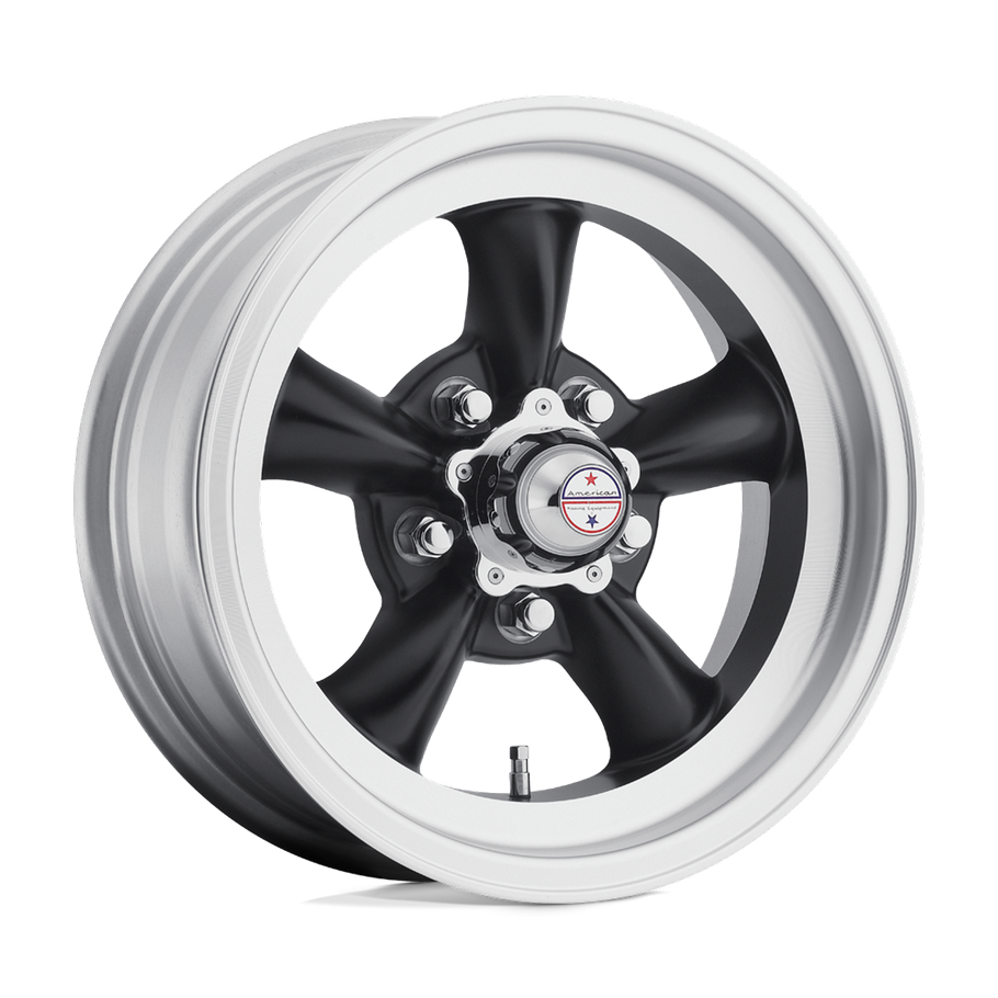 American Racing VN105 TORQ THRUST D 14x6 ET-2 5x114.3 83.06mm SATIN  BLACK W/ MACHINED LIP (Load Rated 635kg)