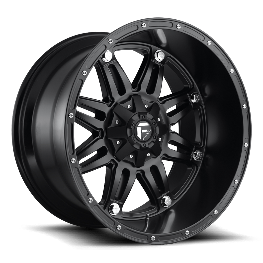 Fuel D531 HOSTAGE 17x9 ET01 5x114.3/127 78.10mm MATTE BLACK (Load Rated 1134kg)