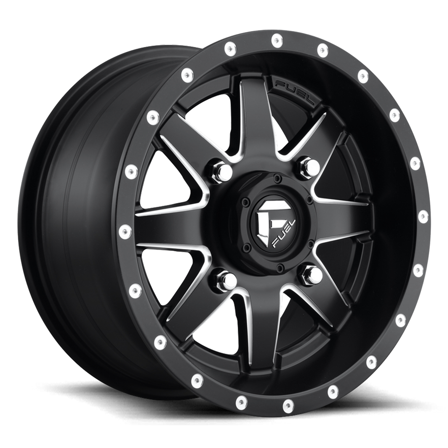 Fuel D538 MAVERICK 16x7 ET13 4x137 110.10mm MATTE BLACK MILLED (Load Rated 454kg)