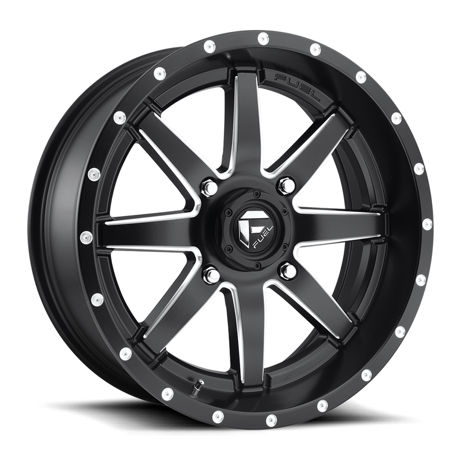 Fuel D538 MAVERICK 18x7 ET13 4x156 132.00mm MATTE BLACK MILLED (Load Rated 454kg)