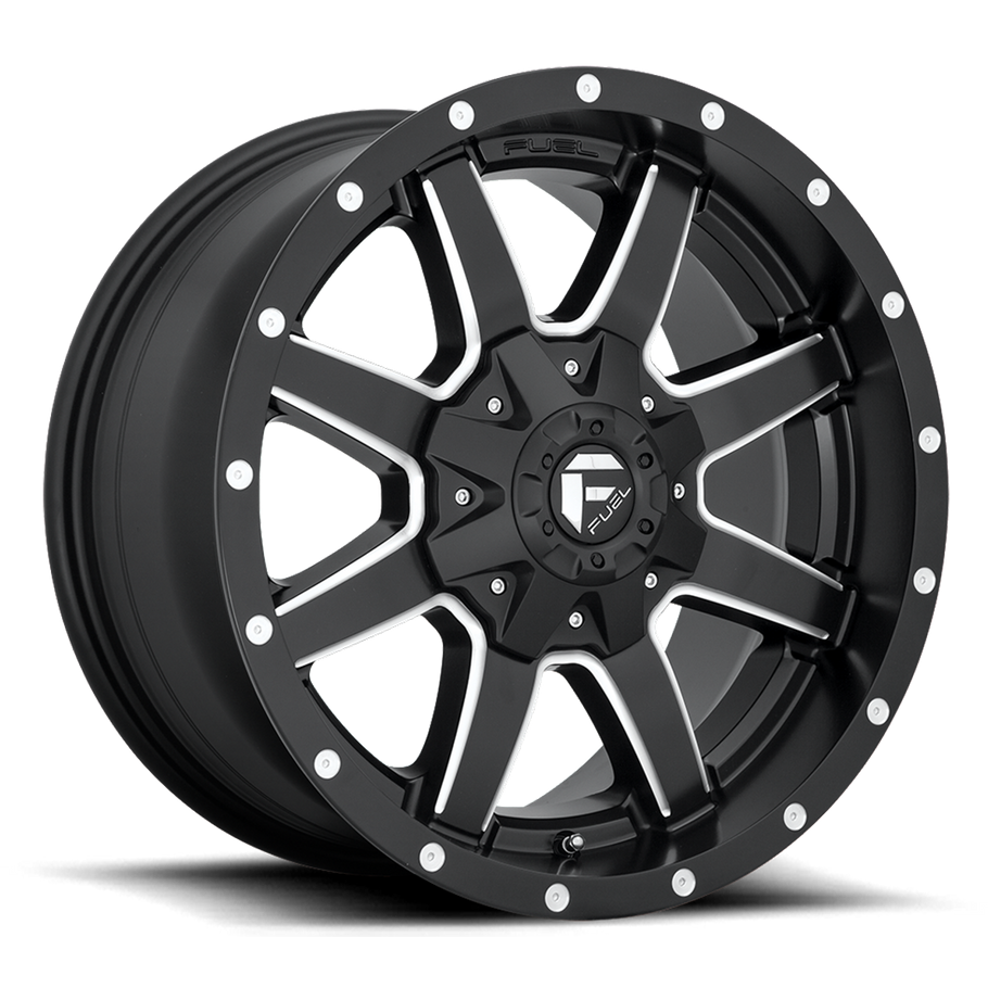 Fuel D538 MAVERICK 20x9 ET19 6x120/139.7 78.10mm MATTE BLACK MILLED (Load Rated 1134kg)