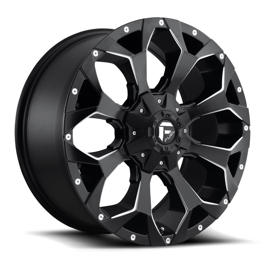 Fuel D546 ASSAULT 20x9 ET01 6x135/139.7 106.10mm MATTE BLACK MILLED (Load Rated 1134kg)