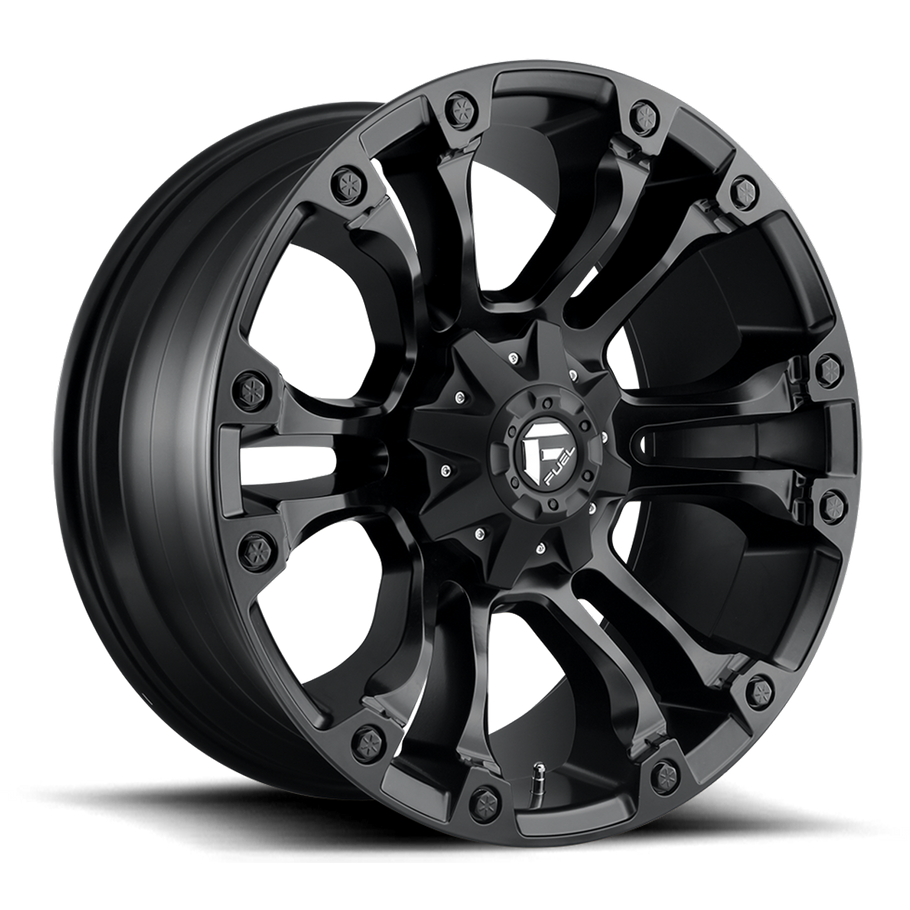 Fuel D560 VAPOR 18x9 ET-12 5x114.3/127 78.10mm MATTE BLACK (Load Rated 1134kg)