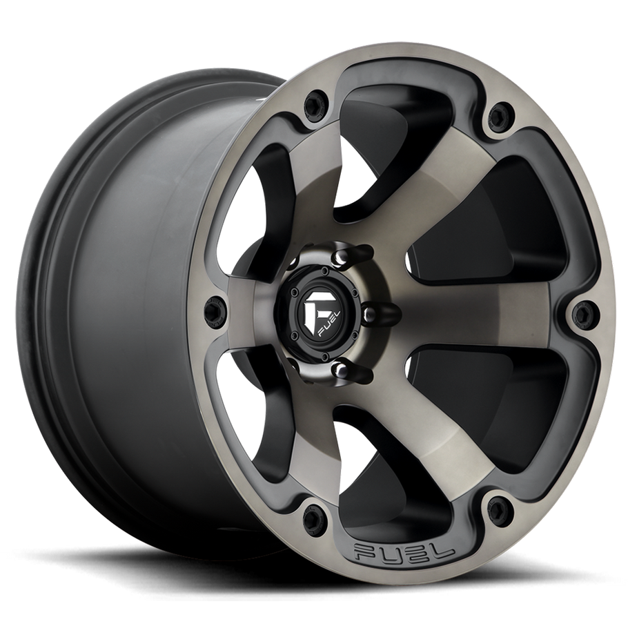 Fuel D564 BEAST 18x9 ET20 5x150 110.10mm MATTE BLACK DOUBLE DARK TINT (Load Rated 1134kg)