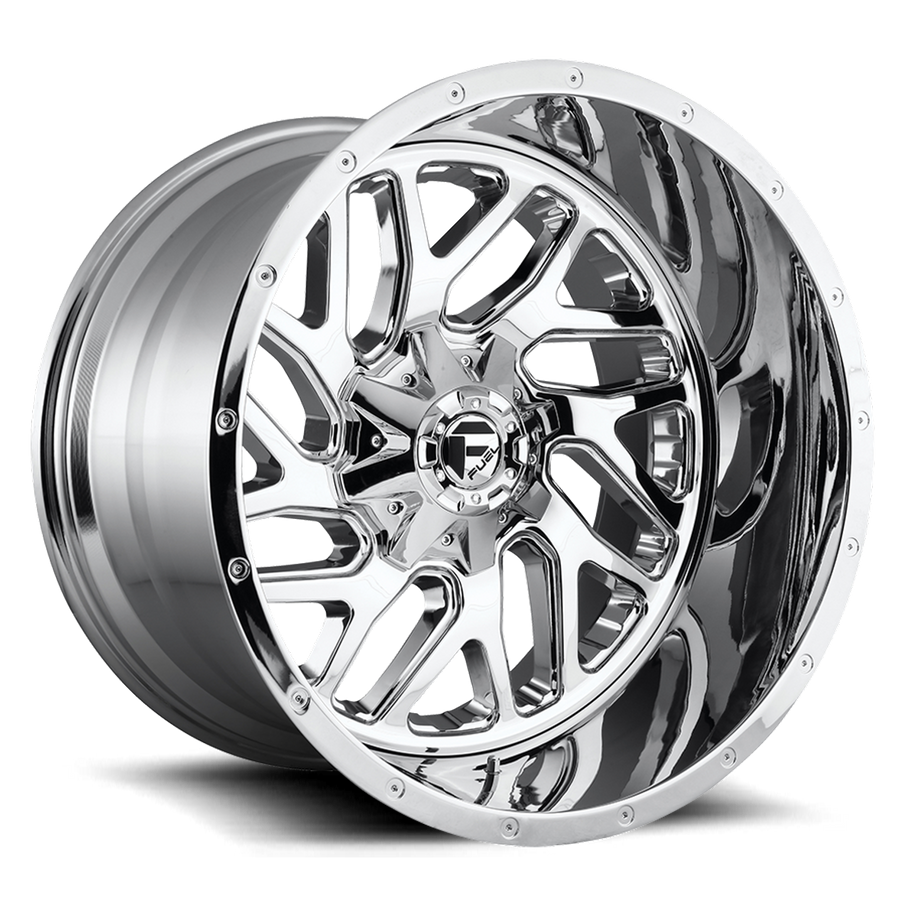 Fuel D609 TRITON 20x12 ET-44 6x135/139.7 106.10mm CHROME PLATED (Load Rated 1134kg)