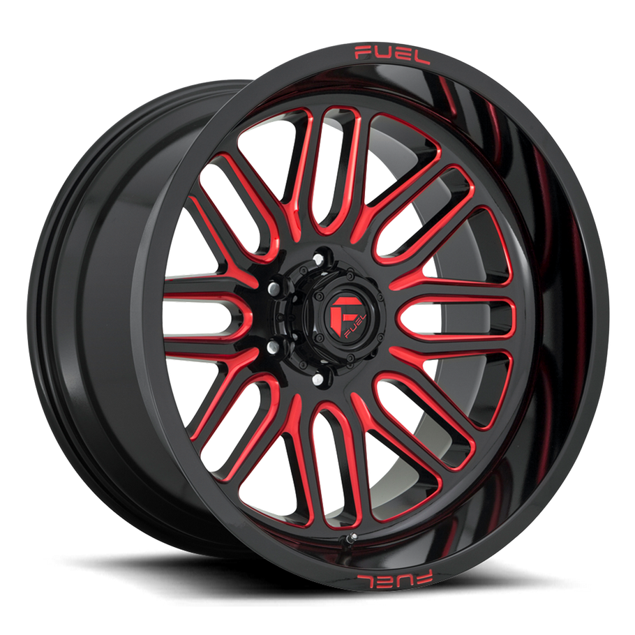 Fuel D663 IGNITE 22x10 ET-18 8x165.1 125.10mm GLOSS BLACK RED TINTED CLEAR (Load Rated 1678kg)