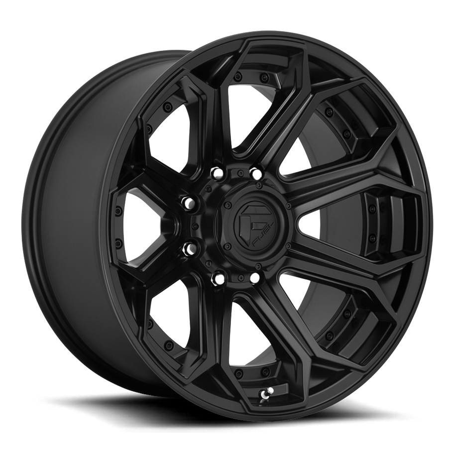 Fuel D706 SIEGE 20x9 ET20 8x180 124.20mm MATTE BLACK (Load Rated 1678kg)