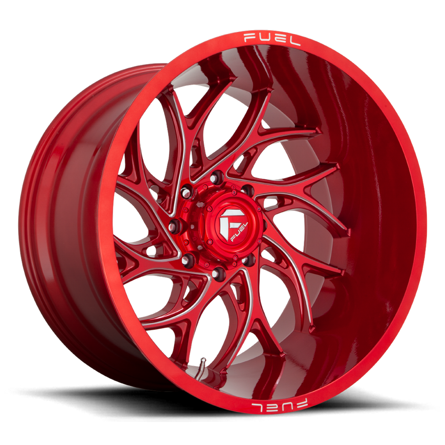 Fuel D742 RUNNER 26x14 ET-75 6x135 87.10mm CANDY RED MILLED (Load Rated 1134kg)