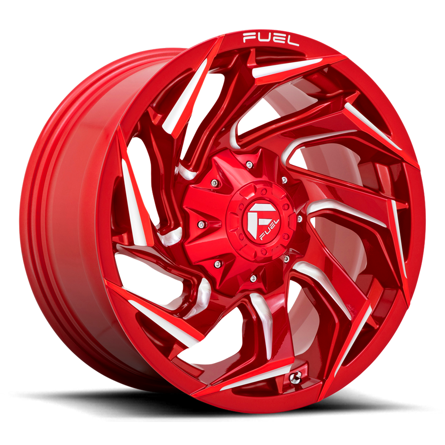 Fuel D754 REACTION 18x9 ET-12 5x114.3/127 78.10mm CANDY RED MILLED (Load Rated 1134kg)