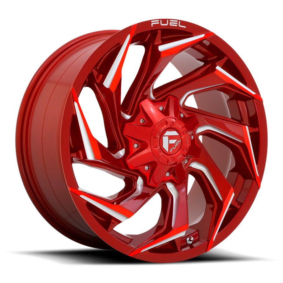 Fuel D754 REACTION 20x9 ET01 8x170 125.10mm CANDY RED MILLED (Load Rated 1678kg)