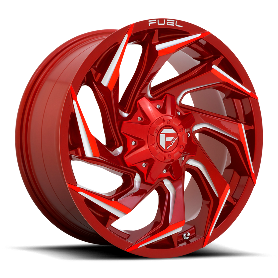 Fuel D754 REACTION 20x9 ET01 5x114.3/127 78.10mm CANDY RED MILLED (Load Rated 1134kg)