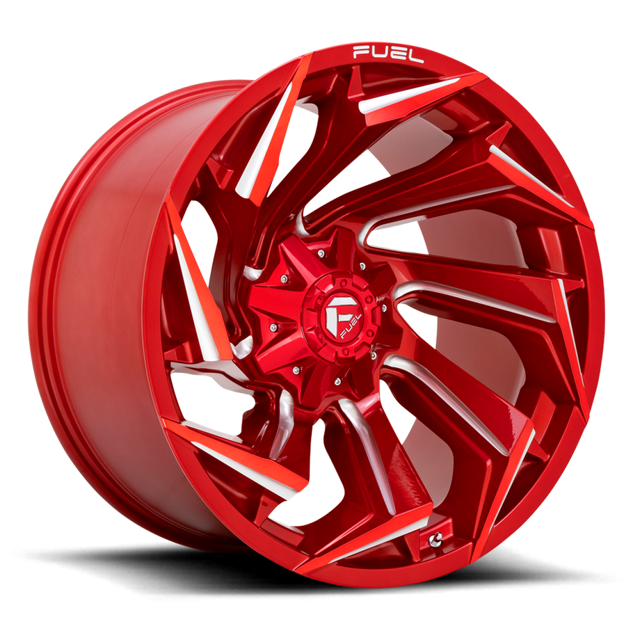 Fuel D754 REACTION 22x12 ET-44 8x170 125.10mm CANDY RED MILLED (Load Rated 1678kg)