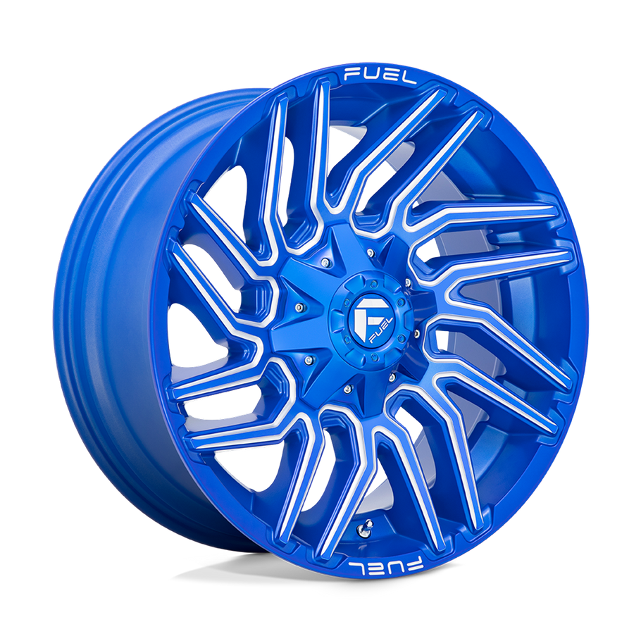 Fuel D774 TYPHOON 20x9 ET01 8x180 124.20mm ANODIZED BLUE MILLED (Load Rated 1678kg)