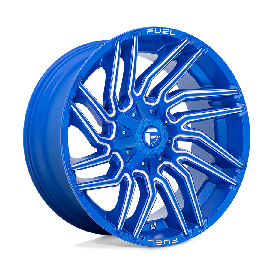 Fuel D774 TYPHOON 22x10 ET-18 5x114.3/127 78.10mm ANODIZED BLUE MILLED (Load Rated 1134kg)