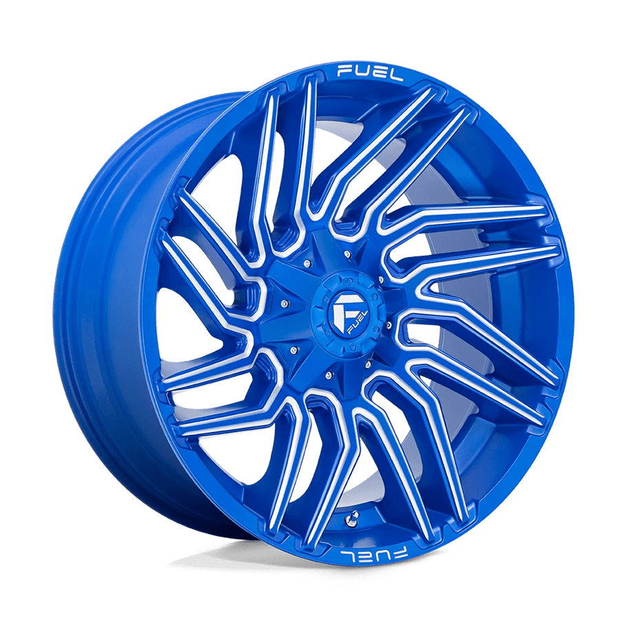 Fuel D774 TYPHOON 22x10 ET-18 8x165.1 125.10mm ANODIZED BLUE MILLED (Load Rated 1678kg)