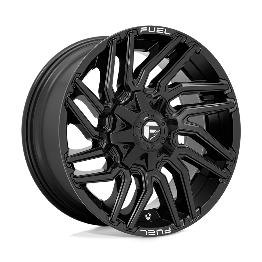 Fuel D776 TYPHOON 22x10 ET-18 5x114.3/127 78.10mm GLOSS BLACK (Load Rated 1134kg)