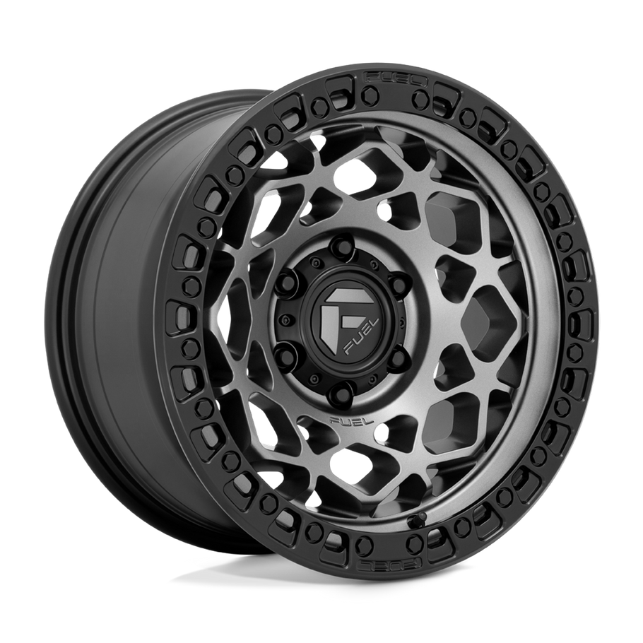 Fuel D784 UNIT 17x9 ET01 6x120 66.90mm GUNMETAL W/ MATTE BLACK RING (Load Rated 1134kg)