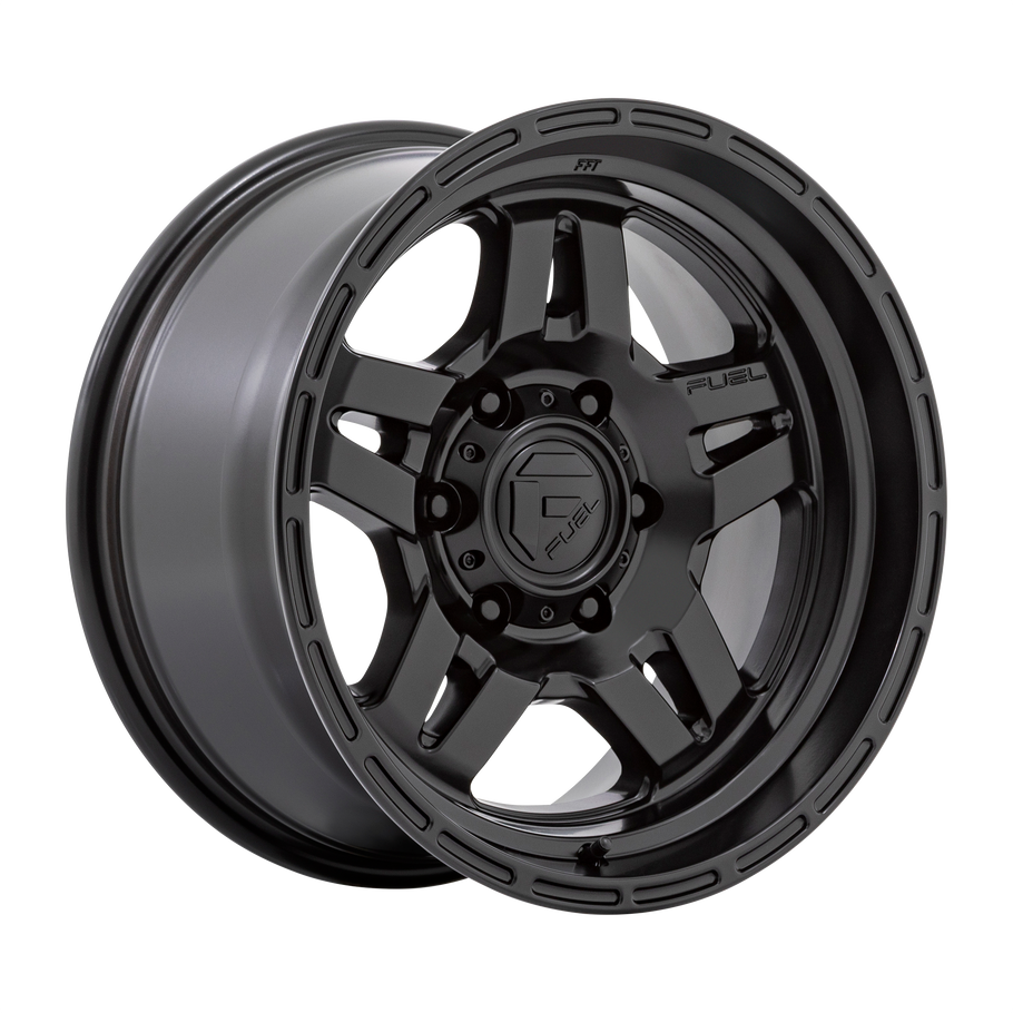 Fuel D799 OXIDE 17x9 ET-38 6x139.7 106.10mm BLACKOUT (Load Rated 1134kg)