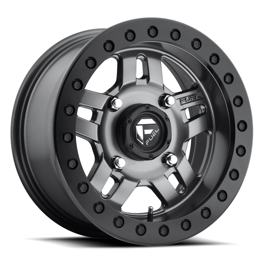 Fuel D918 ANZA BEADLOCK 14x7 ET13 4x137 110.10mm MATTE GUN METAL (Load Rated 454kg)