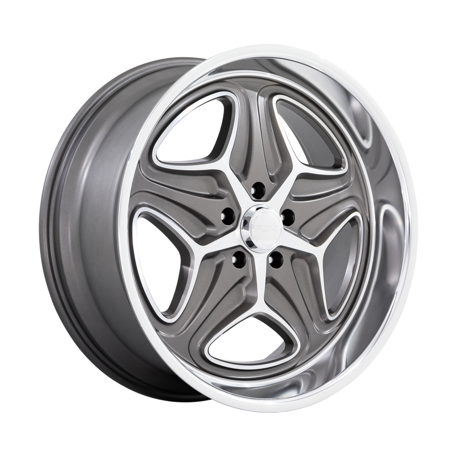 Foose F172 MERLOT 22x10.5 ET6 5x120.65 72.56mm ANTHRACITE MACHINED (Load Rated 862kg)