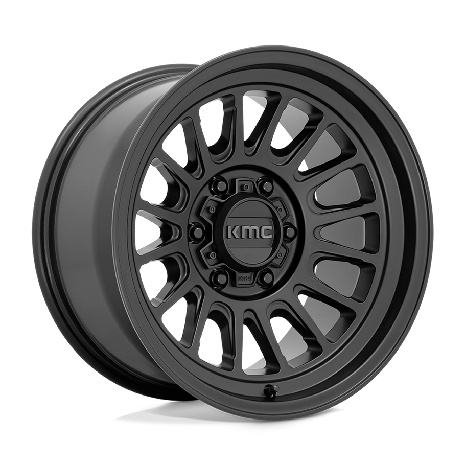 KMC KM724 IMPACT OL 17x9 ET-12 5x127 71.50mm SATIN BLACK (Load Rated 1134kg)