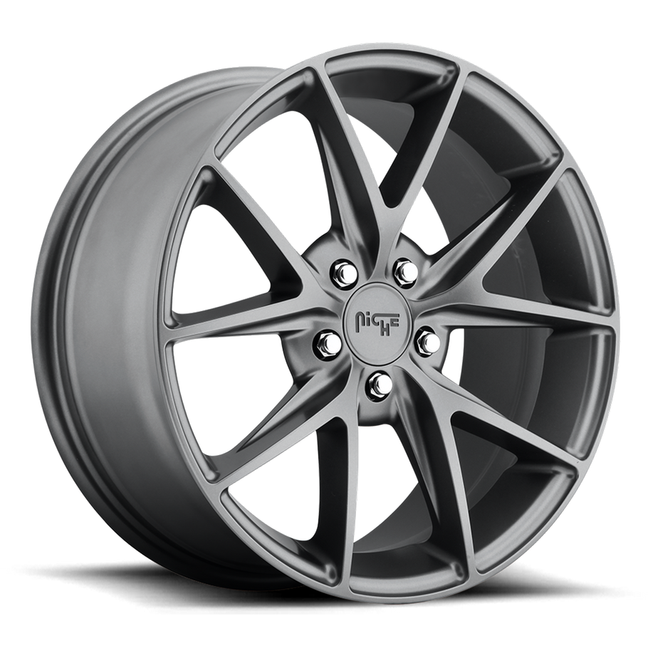 Niche M116 MISANO 19x9.5 ET38 5x112 66.56mm MATTE GUN METAL (Load Rated 726kg)