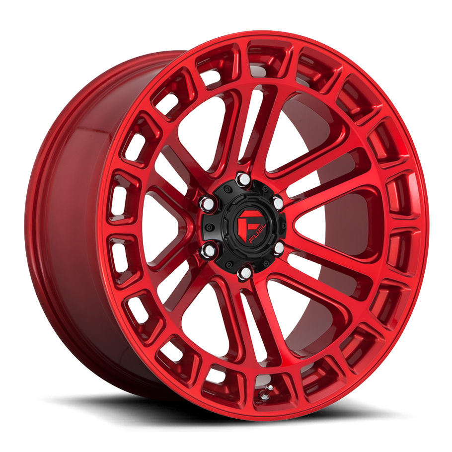 Fuel D719 HEATER 22x10 ET-13 6x139.7 106.10mm CANDY RED MACHINED (Load Rated 1134kg)