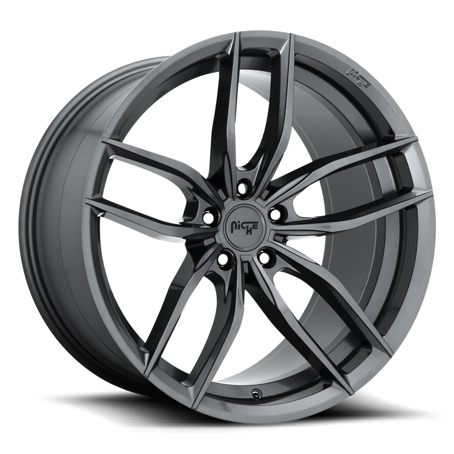 Niche M204 VOSSO 18x9.5 ET48 5x112 66.56mm MATTE ANTHRACITE (Load Rated 816kg)