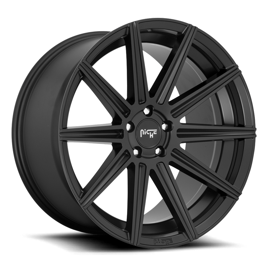 Niche M242 TIFOSI 20x10.5 ET40 5x112 66.56mm MATTE BLACK (Load Rated 816kg)