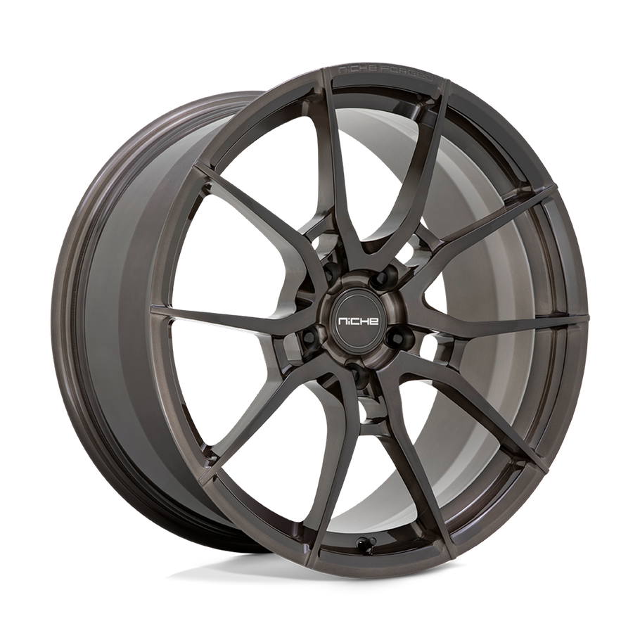 Niche T111 KANAN 21x12 ET57 5x120 70.70mm BRUSHED CANDY SMOKE (Load Rated 726kg)
