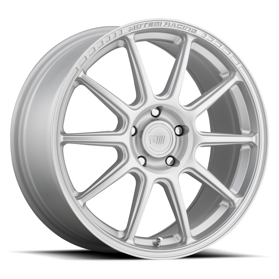 Motegi Racing MR140 SS10 18x8.5 ET45 5x108 72.56mm HYPER SILVER (Load Rated 581kg)