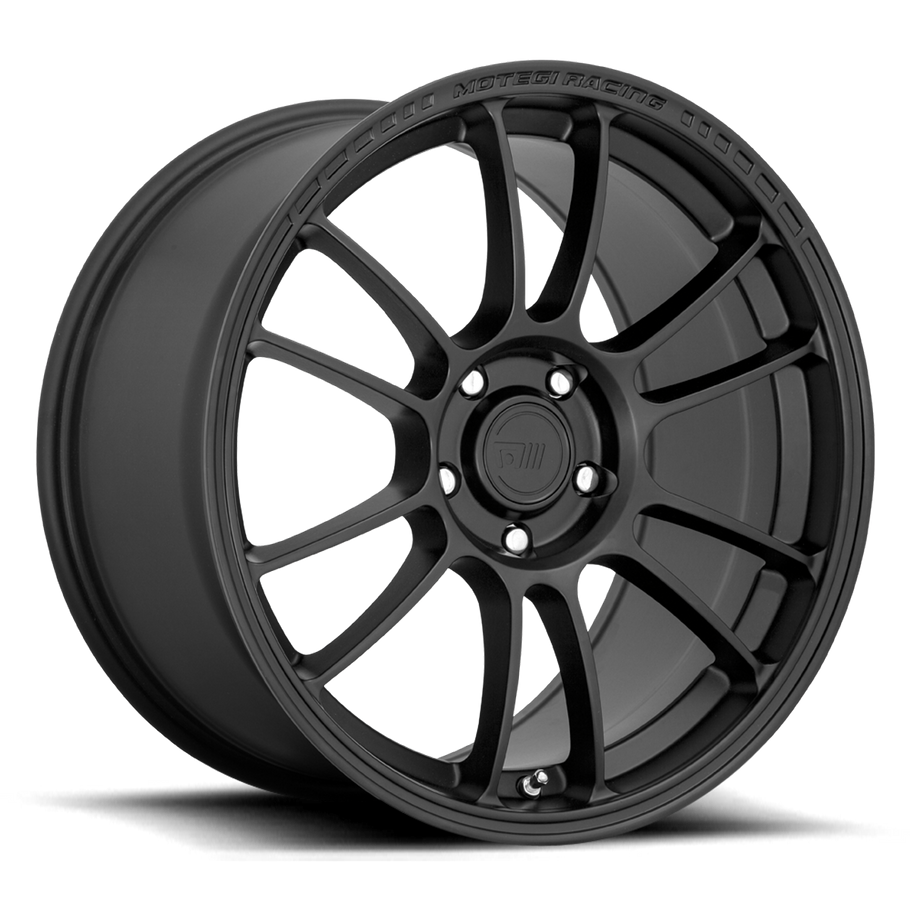 Motegi Racing MR146 SS6 17x7 ET42 5x120 74.10mm SATIN BLACK (Load Rated 581kg)