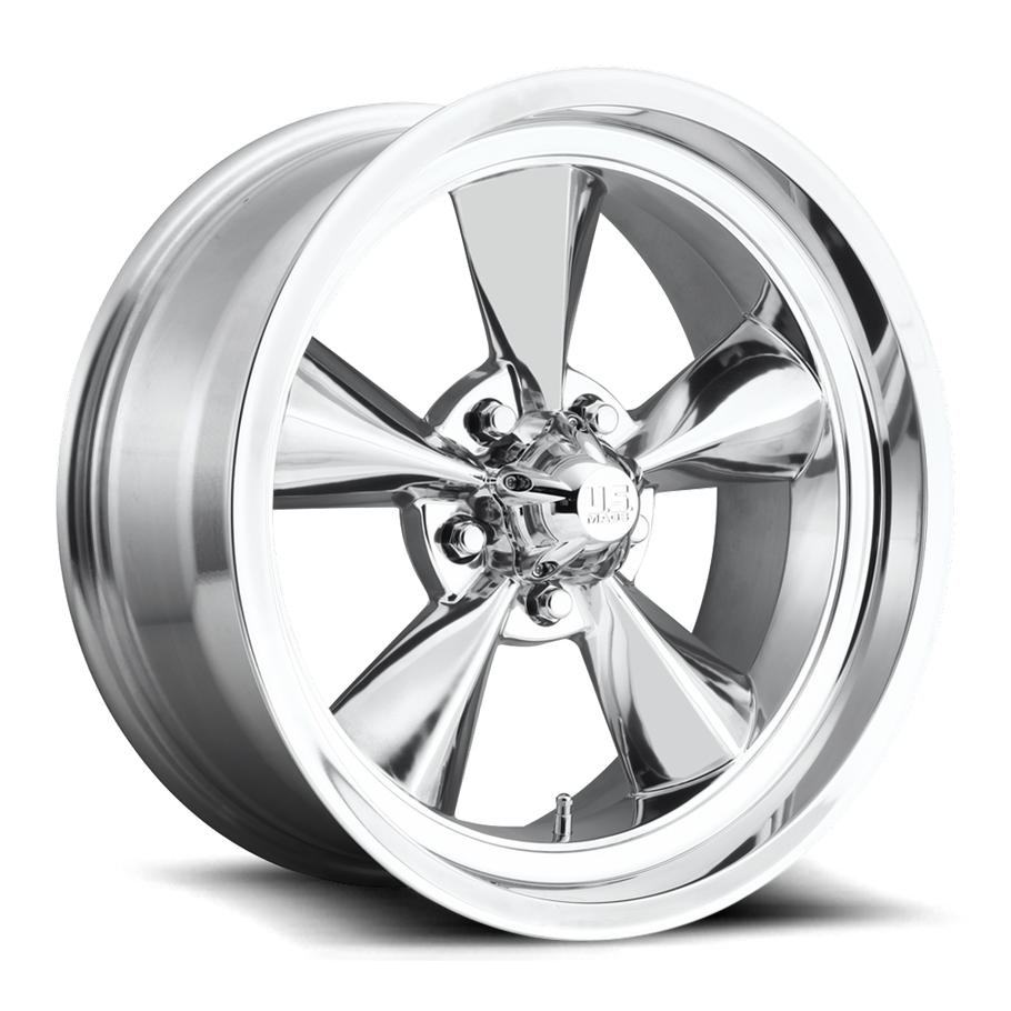 US MAGS U108 STANDARD 15x8 ET01 5x120.65 72.56mm HIGH LUSTER POLISHED (Load Rated 726kg)