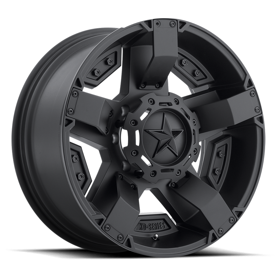 XD XD811 ROCKSTAR II 20x9 ET-12 5x127/139.7 78.10mm MATTE BLACK W/ ACCENTS (Load Rated 1134kg)