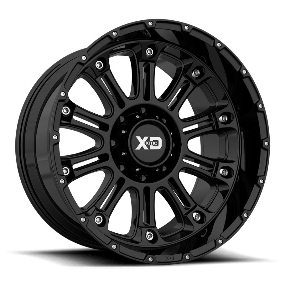 XD XD829 HOSS II 18x9 ET18 5x150 110.10mm GLOSS BLACK (Load Rated 1134kg)