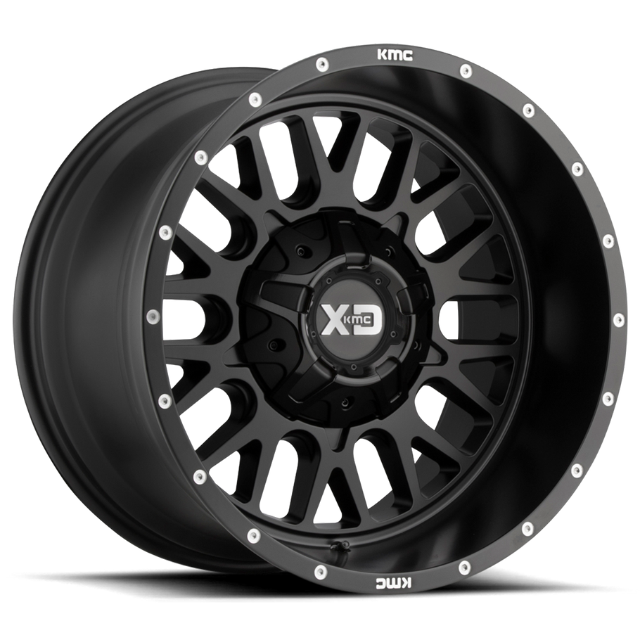 XD XD842 SNARE 20x10 ET-18 5x127/139.7 78.10mm SATIN BLACK (Load Rated 1134kg)