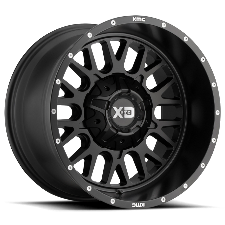 XD XD842 SNARE 20x10 ET-18 6x135/139.7 106.10mm SATIN BLACK (Load Rated 1134kg)