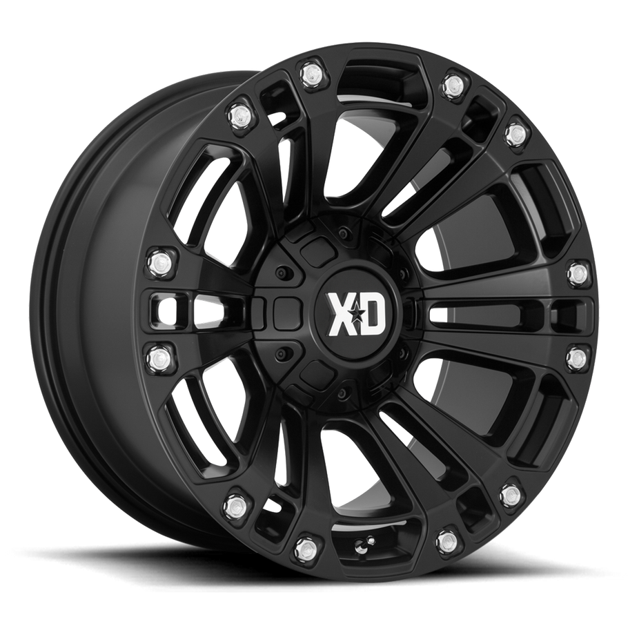 XD XD851 MONSTER 3 20x9 ET0 6x135/139.7 106.10mm SATIN BLACK (Load Rated 1134kg)