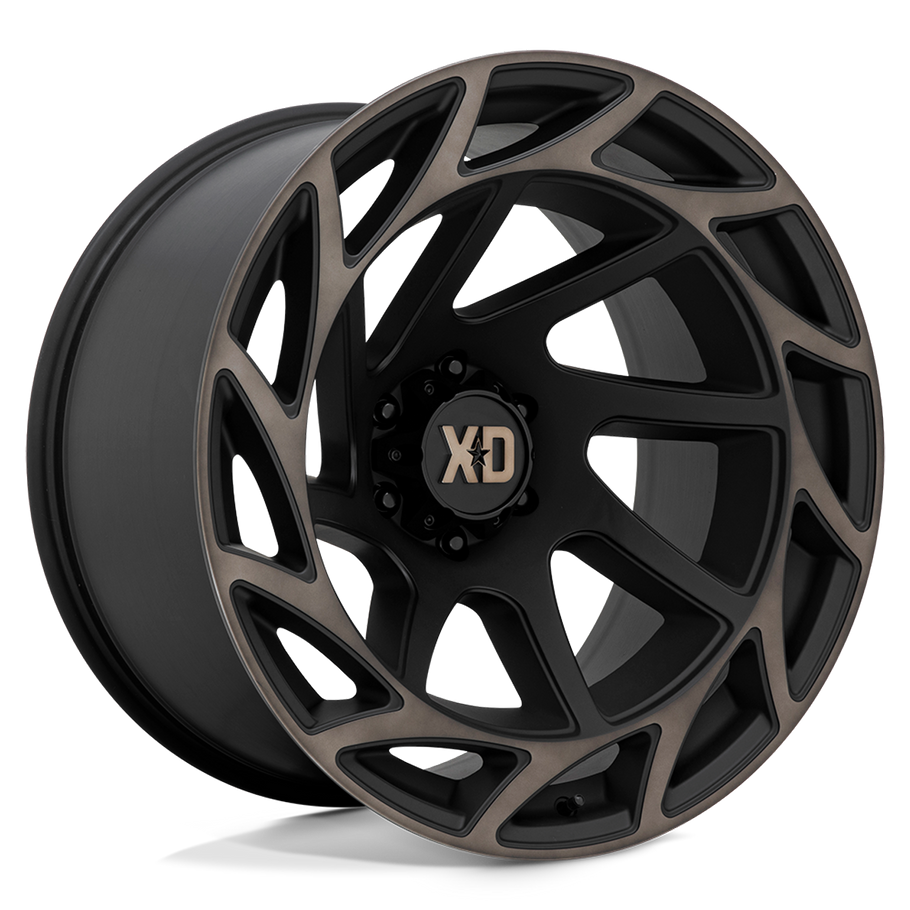 XD XD860 ONSLAUGHT 22x12 ET-44 6x139.7 106.10mm SATIN BLACK W/ BRONZE TINT (Load Rated 1134kg)
