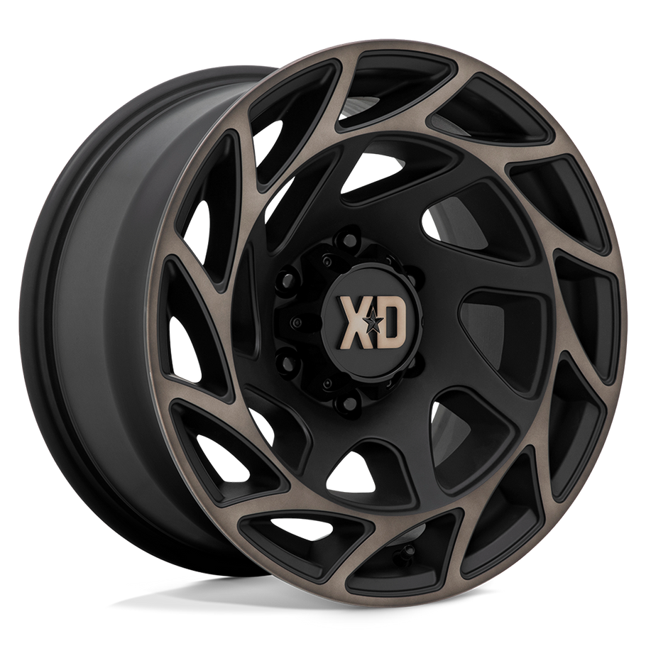 XD XD860 ONSLAUGHT 17x9 ET0 6x139.7 106.10mm SATIN BLACK W/ BRONZE TINT (Load Rated 1134kg)