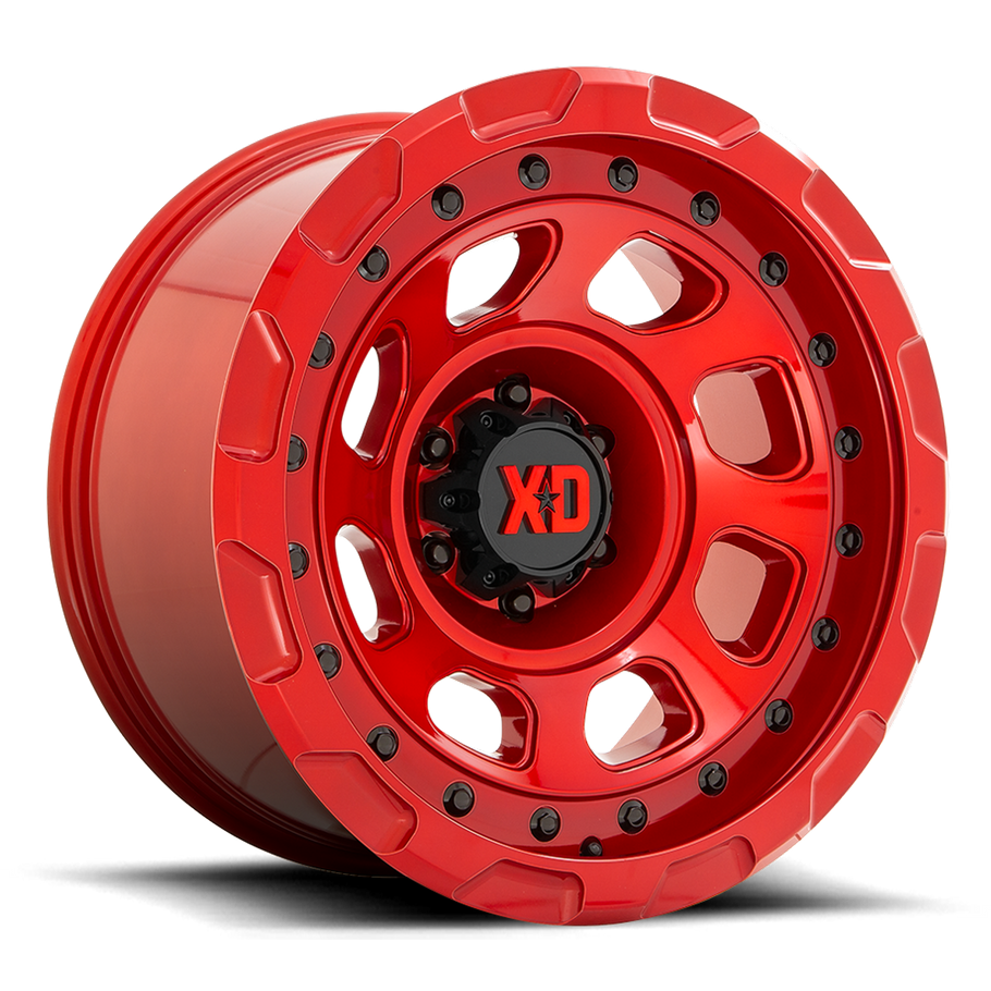 XD XD861 STORM 20x9 ET18 6x139.7 106.10mm CANDY RED (Load Rated 1134kg)