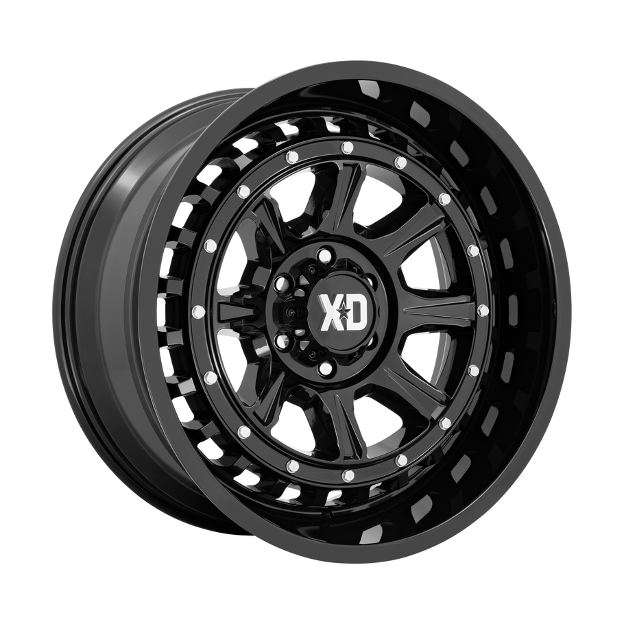 XD XD866 OUTLANDER 20x10 ET-18 6x135 87.10mm GLOSS BLACK (Load Rated 1134kg)