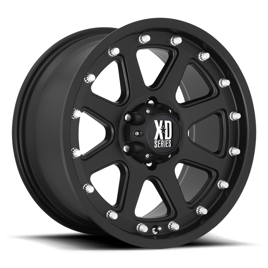 XD XD798 ADDICT 18x9 ET-12 8x165.1 125.10mm MATTE BLACK (Load Rated 1651kg)