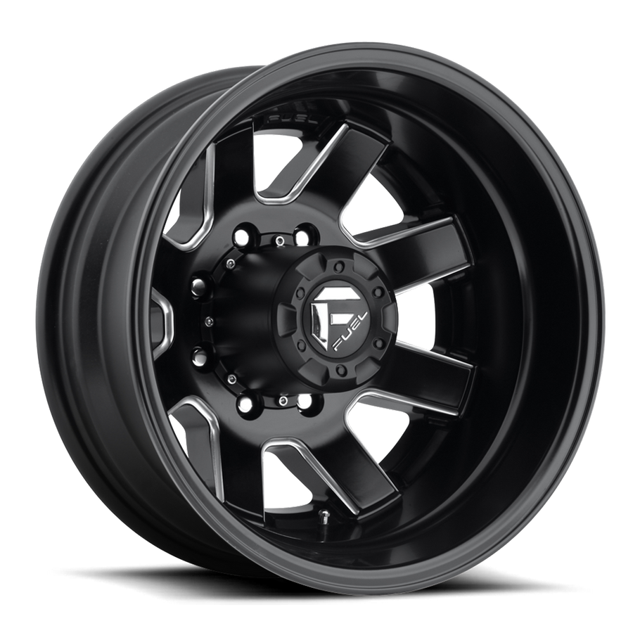 Fuel D538 MAVERICK 17x6.5 ET-178 8x165.1 125.10mm MATTE BLACK MILLED (Load Rated 1134kg)