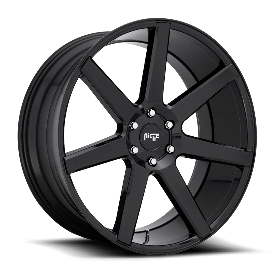 Niche M230 FUTURE 20x9.5 ET30 6x139.7 106.10mm GLOSS BLACK (Load Rated 998kg)